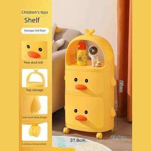 Childrens Bedroom Toy Storage Rack