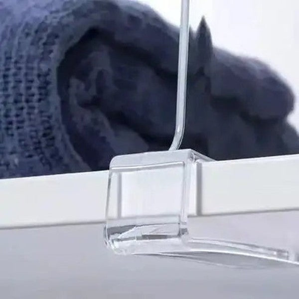 Clear Acrylic Closet Shelf Dividers