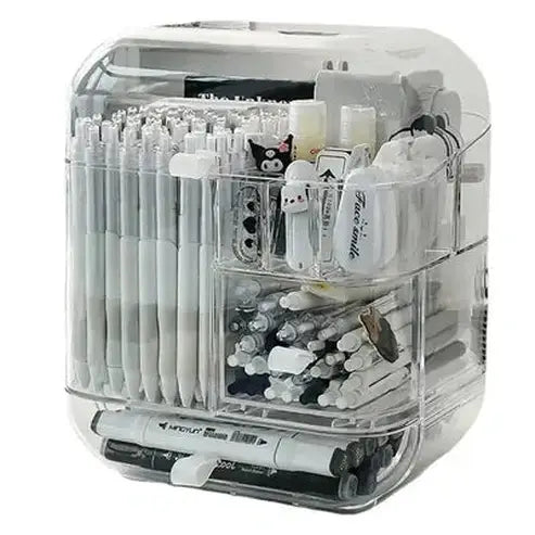 Clear Drawer Desk Organizer for Stationery and Papers