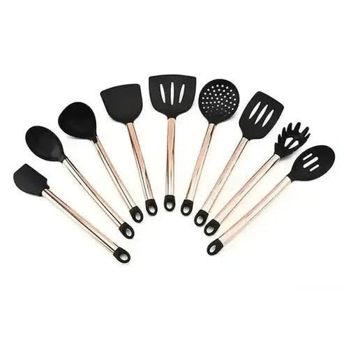 Complete Kitchen Tool Set: 31-Piece Silicone Cookware Collection