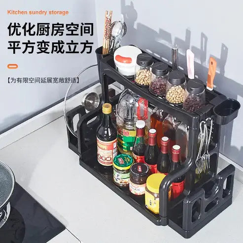 Condiment and Cutlery Storage Rack