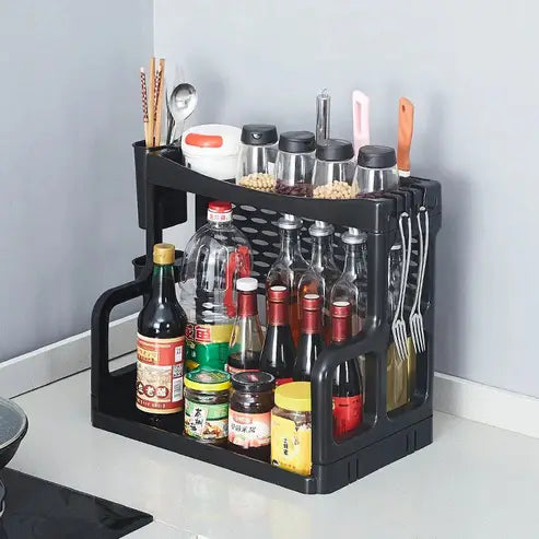 Condiment and Cutlery Storage Rack