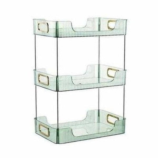 Countertop Clear Cosmetic Storage Rack Makeup Organizer