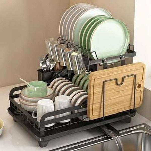 Countertop Metal Kitchen Dish Drain Rack