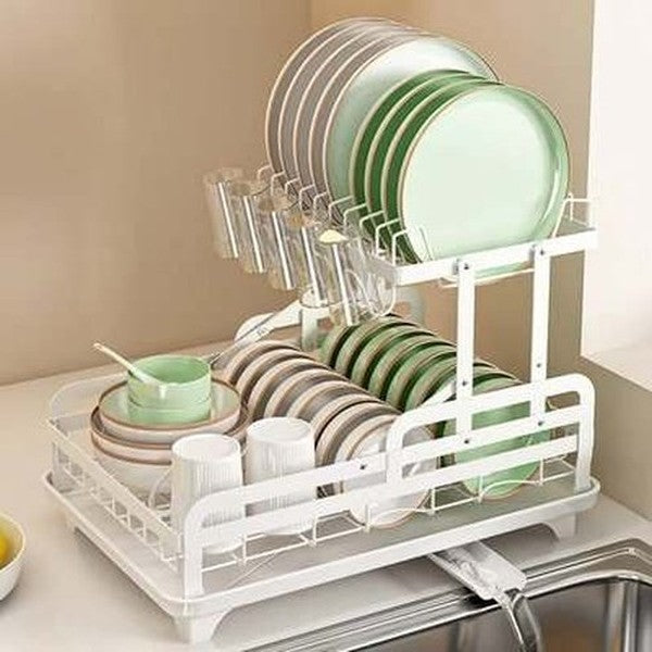 Countertop Metal Kitchen Dish Drain Rack