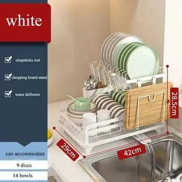 Countertop Metal Kitchen Dish Drain Rack