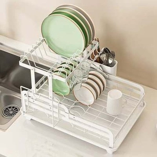 Countertop Metal Kitchen Dish Drain Rack