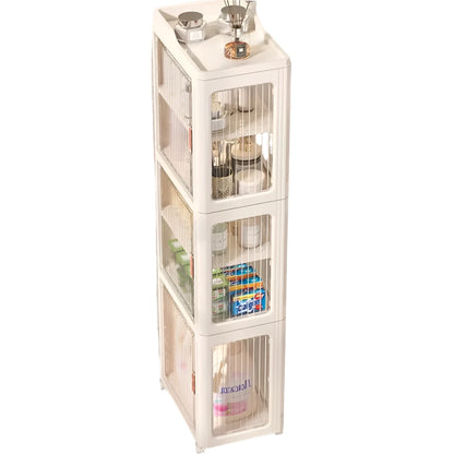 Crevice Cabinet Seam Organizer Cabinet, Bathroom Storage Rack