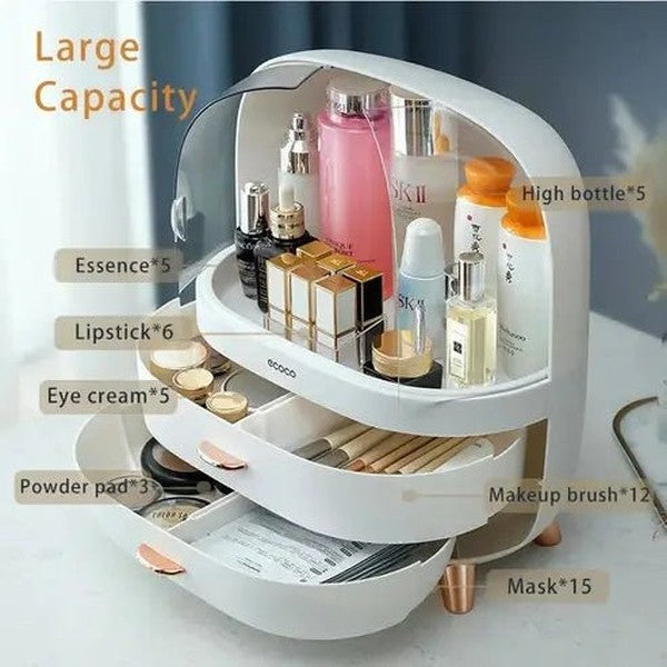 Cute Dustproof Makeup Organizer