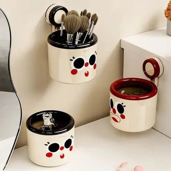 Cute Suction Wall-Mounted Mini Storage Bin