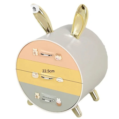 Cute Desktop Drawer Organizer for Jewelry and Cosmetics