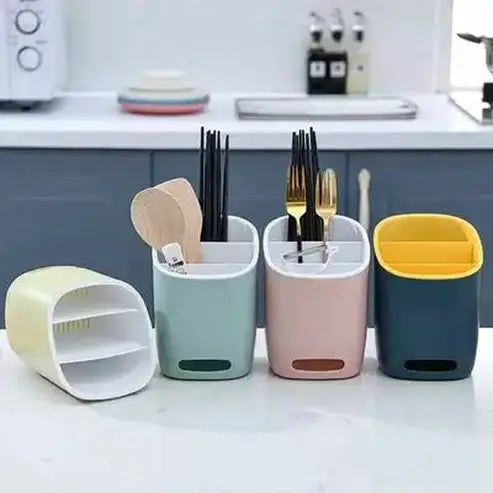 Cutlery Dryer Spoon Fork Chopstick Storage Holder Box