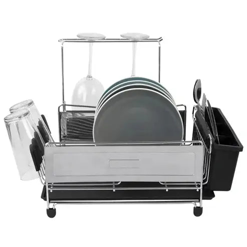 Deluxe Stainless Steel Dish Rack
