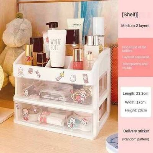Desktop Drawer Lipstick Cosmetic Box - Storage Solution