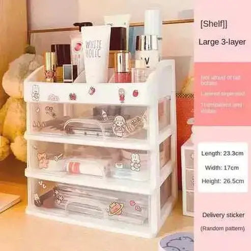 Desktop Drawer Lipstick Cosmetic Box - Storage Solution