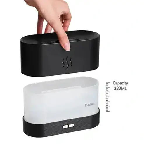 Desktop Flame Air Humidifier Water Atomizer Soft Mist