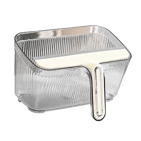 Desktop Trash Can with Wiper