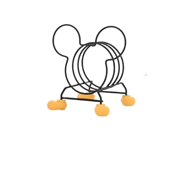 Disney Cartoon Mickey Insulation Rack Disc Tray Stove Pot Lid