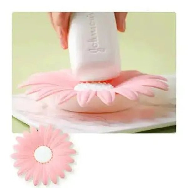 Double-Layer Daisy Bathroom Soap Dish
