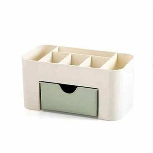 Double Layer Plastic Makeup Organizers Storage Box