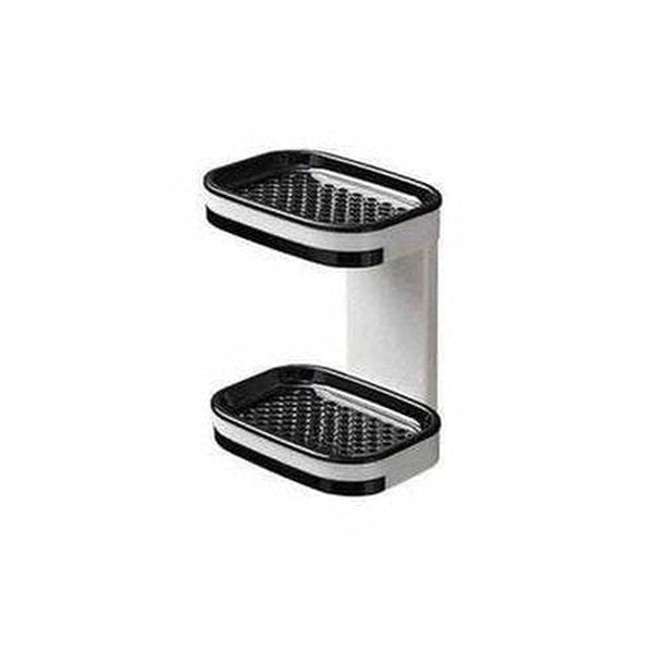 Double Layer Wall Mounted Soap Storage Tray for Bathroom