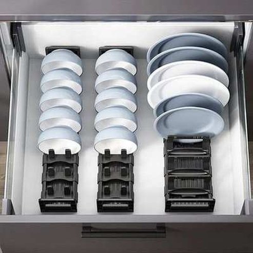 Drawer Cabinet Divider Storage Dish Drainer Drainer