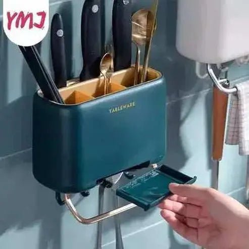 Durable Kitchen Utensil Drainer Rack for Organized Storage