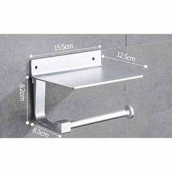 Durable Stainless Steel Double Kitchen and Toilet Paper Rack