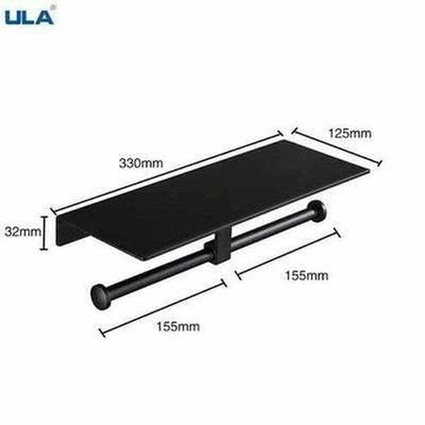 Durable Stainless Steel Double Kitchen and Toilet Paper Rack