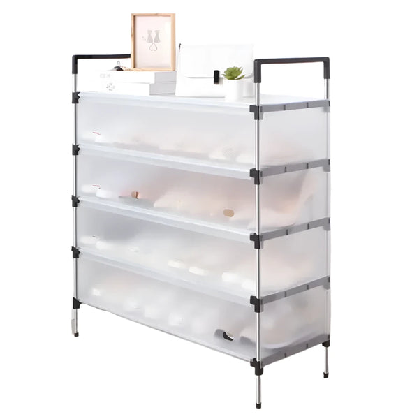 Dust-Proof Shoe Rack – Large Capacity Multi-Layer Shoe Organizer