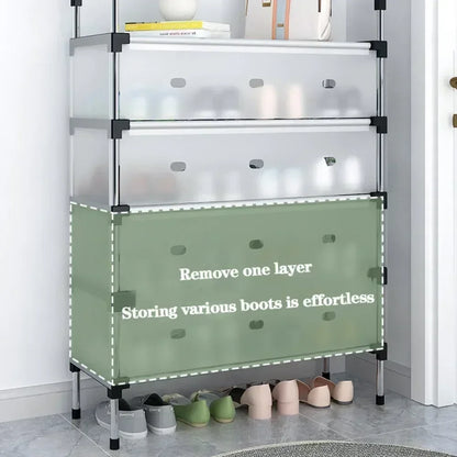 Dust-Proof Shoe Rack – Large Capacity Multi-Layer Shoe Organizer