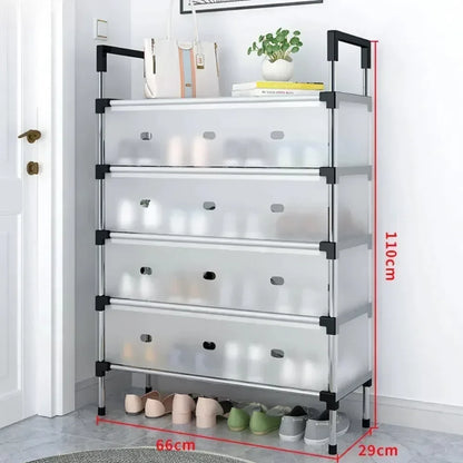 Dust-Proof Shoe Rack – Large Capacity Multi-Layer Shoe Organizer
