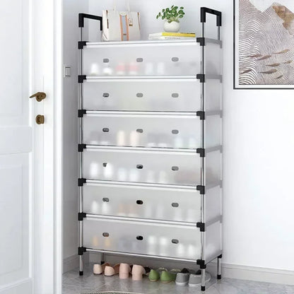 Dust-Proof Shoe Rack – Large Capacity Multi-Layer Shoe Organizer