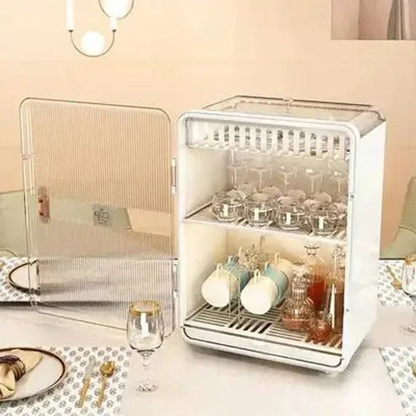 Dustproof Drain Storage Box & Cutlery Holder