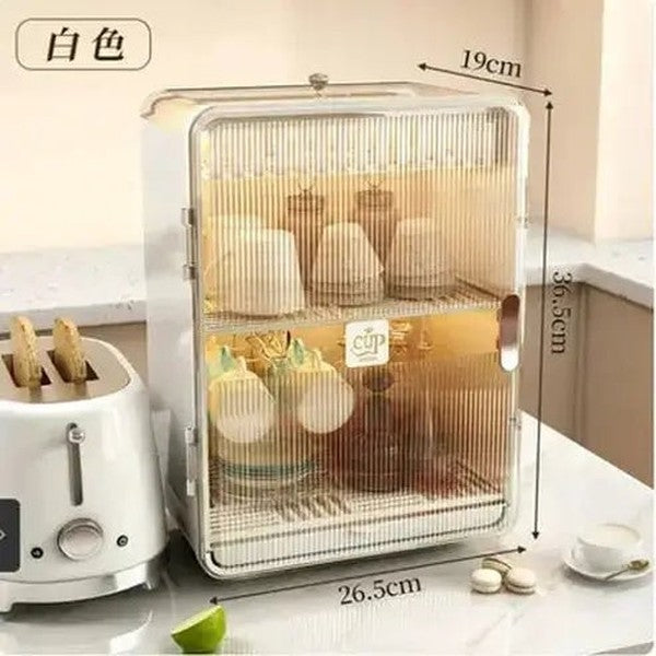 Dustproof Drain Storage Box & Cutlery Holder