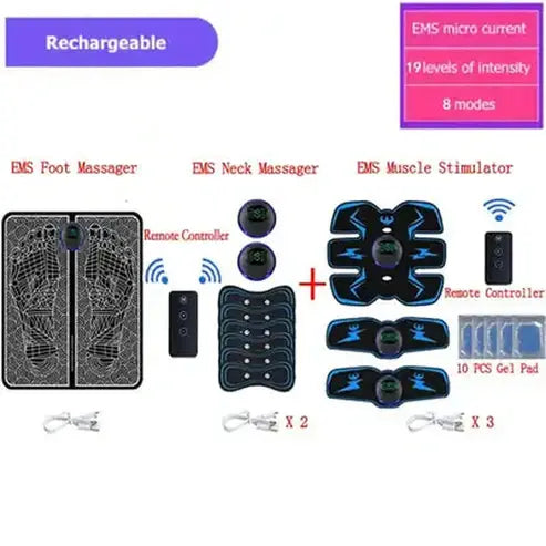 Electric EMS Foot Massager Pad: Pure Relaxation