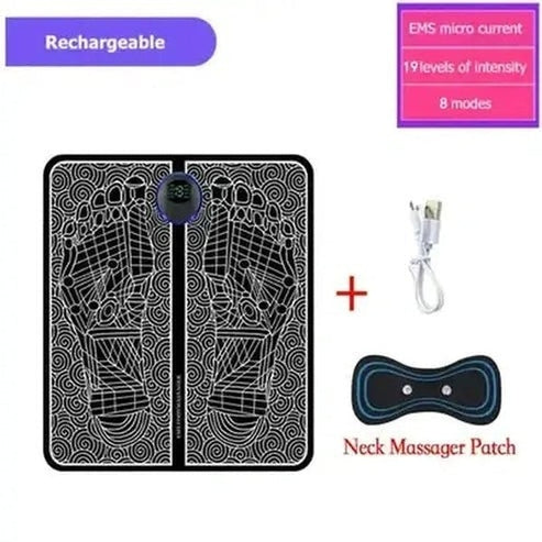 Electric EMS Foot Massager Pad: Pure Relaxation