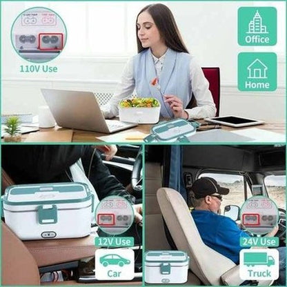 Electric Lunch Box 80W Food Warmer Heater