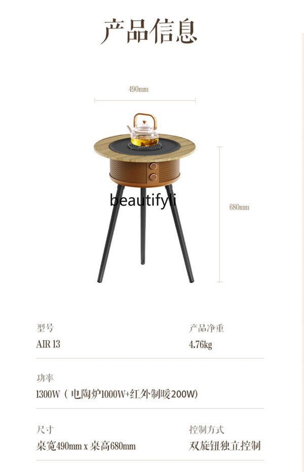 Energy-Saving Household Furnace Brewing Tea Heating Table 
