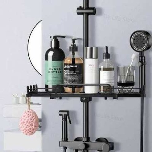 Extendable Shower Shelf Bathroom Shelf Without Drilling