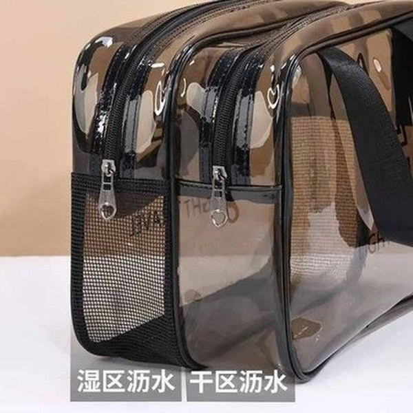 Female Transparent Waterproof Makeup Storage Pouch