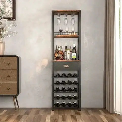 Floor Wine Rack Cabinet