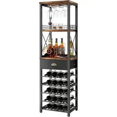 Floor Wine Rack Cabinet