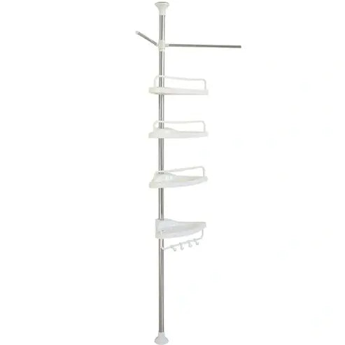 Floor-to-Ceiling Tension Pole Shower Caddy