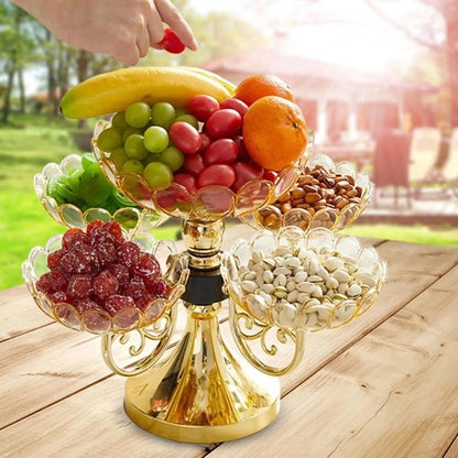 Flower Snack Dessert Plate, Divided Serving Dishes, Snack Serving Tray