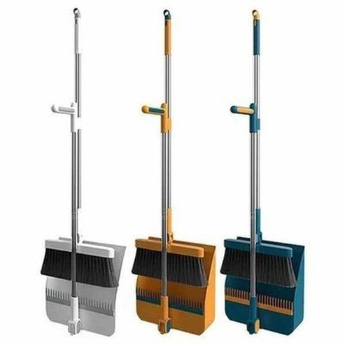 Foldable Broom And Scoop Set