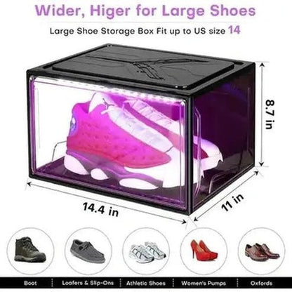 Foldable Clear Shoe Storage Boxes