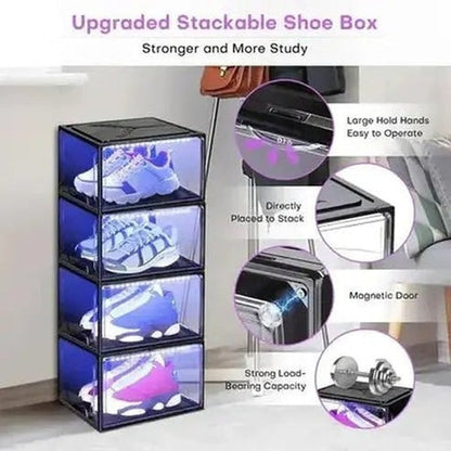 Foldable Clear Shoe Storage Boxes