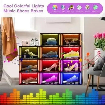 Foldable Clear Shoe Storage Boxes