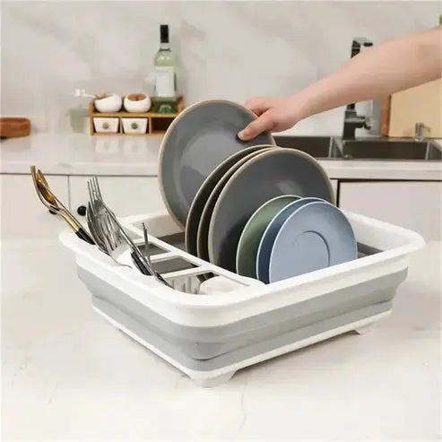 Folding Dish Drainer Rack